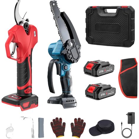 Scie Électrique, Moteur Sans Balais, Design Portable, Ensemble de batteries Style F-2 (1/2)