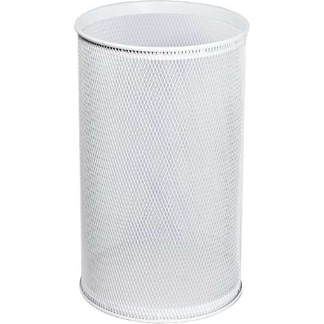 Sanela Cestas de alambre - Cubo de basura, 32 l, blanco SLZN 98A