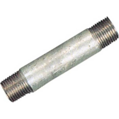 10 x TRONCHETTO ZINCATO 2 FILETTI 532 D 3/4X10 CM