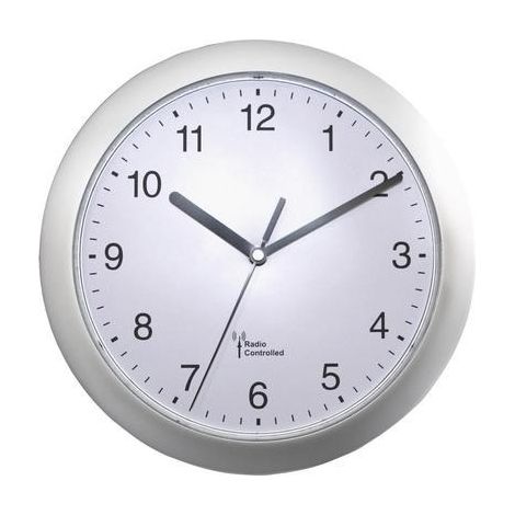 Eurotime 56787 Reloj de Pared Plateado 25 cm