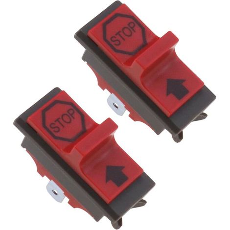 Interruttore di accensione/spegnimento per motosega – 2 pezzi compatibili con Husqvarna 365/371/372/385/390 e Jonsered 2063/2065/2165/2071/2171