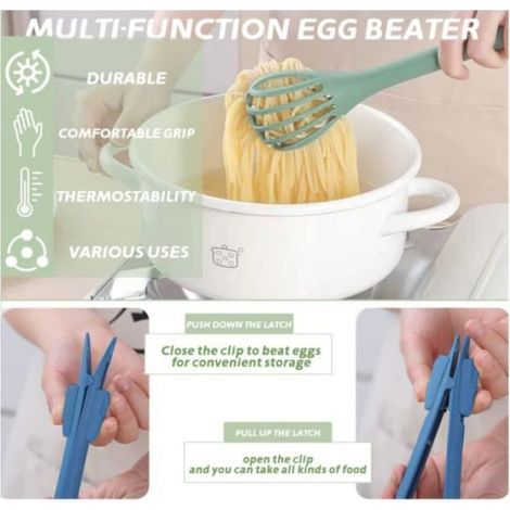 Fouet Cuisine - Spaghetti - 3 Pièces - Plastique ABS - Pour Hacher ufs Pommes De Terre - Set Cuisine (1/4)