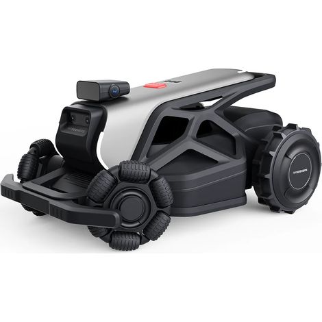 AIRSEEKERS Robot tosaerba, Installazione senza fili, Pacciamatura ultra-fine con FlowCut™, Navigazione sicurezza AirVision 360°, Pendenze 65%, Fino a 2400 m² (1/5)