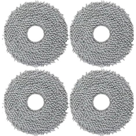Chiffon de vadrouille, compatible for Roborock Qrevo L, QV 35A, QV 35S, QR 598, QR 798, accessoires for aspirateur robot Parties(4 pcs) (1/2)