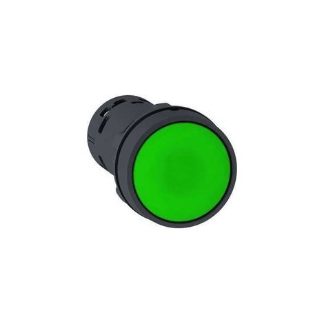 Botón plano verde con retorno automático sin marcar Harmony XB7