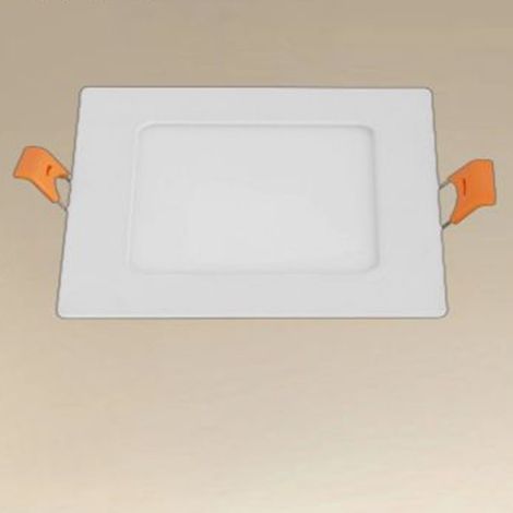 Trade Shop - 6 WATT LED-EINBAU-PANEL QUADRATISCH WEISS 120MM LICHT 3000K-6500K IP20 00083 -