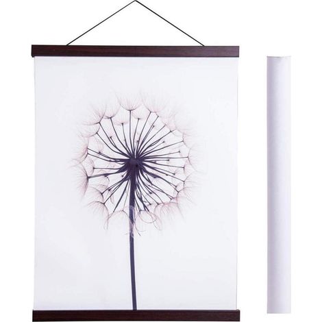 Cadre magnétique pour affiche en bois 70 cm, finition noyer (1/5)