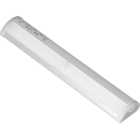 Lampe de placard à détecteur de mouvement, 10 LED, alimentée par piles, lumière blanche, idéale pour les armoires et les placards. (1/5)