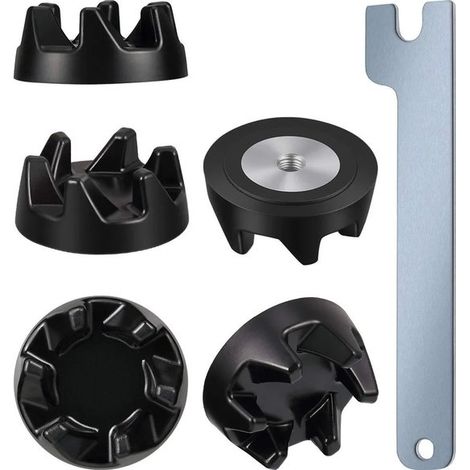 5-fach-Anschluss (inkl. Werkzeug), passend für KitchenAid Ultra Power Mixer 5KSB5, 5KSB52, 5KS Ersatzteile – Gummiverbinder für Mixer