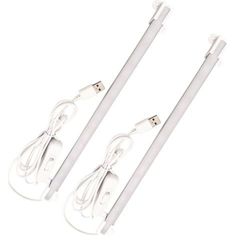 NUOBESTY 2pièces Bande Lumineuse De Lecture Led Usb Portable (1/5)
