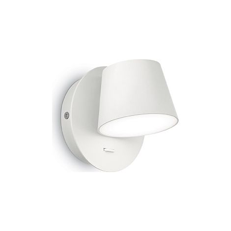 Applique Moderna Gim Alluminio Bianco Led 6W 3000K Luce Calda (1/2)