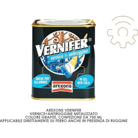 VERNIFER METALLIZZATO GRAFITE 750 ML 4907