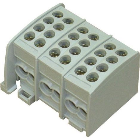 Eaton Borne de conexión de contacto principal, 3x25 qmm, Protección contra contacto accidental, 217219