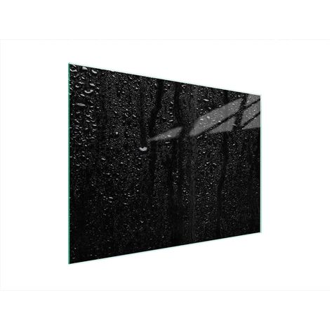 TAGLIERE IN VETRO 40x30 NERO (1/5)