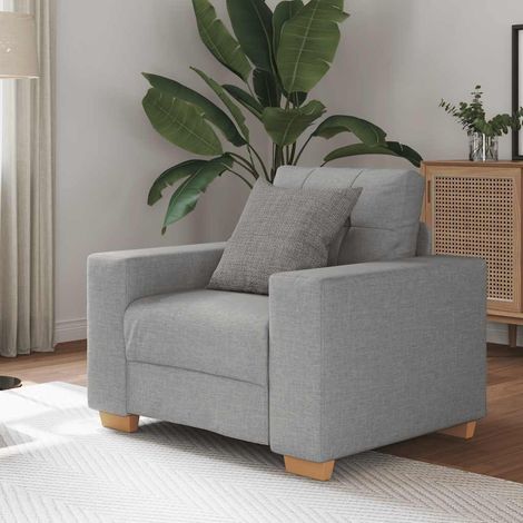 Sofa-Sessel Wolkengrau 100x78x80 cm Stoff vidaXL