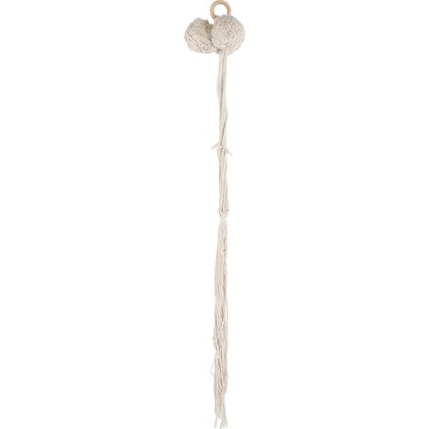 Pot de fleurs suspendu fait main, support pour pot de fleurs, panier avec cordelette de suspension, décoration murale (1/5)