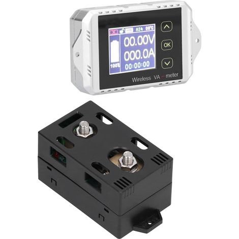 Compteur de coulomb VAT-1300, écran couleur, voltmètre CC, ampèremètre, testeur de capacité de batterie (1/5)
