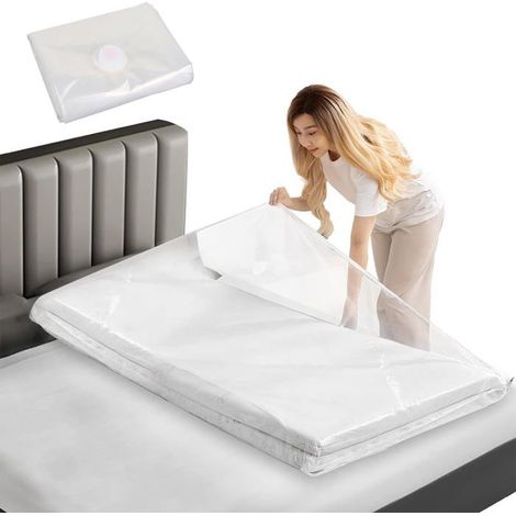 240X130Cm Sac De Rangement Sous Vide Pour Matelas,Sac Sous Vide Vetement Aspirateur,Hermétiques Réutilisables Étanche Sacs S[CA123] (1/5)