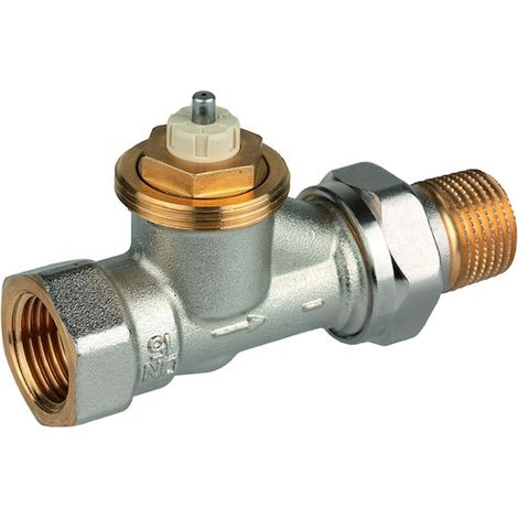 Resideo Thermostatventilkörper SX Messing vernickelt, Durchgang, 3/8", V2000DSX10