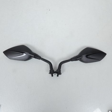 Paire de rétroviseur EXTRA Noir brillant Chaft pour moto IN690 (1/3)