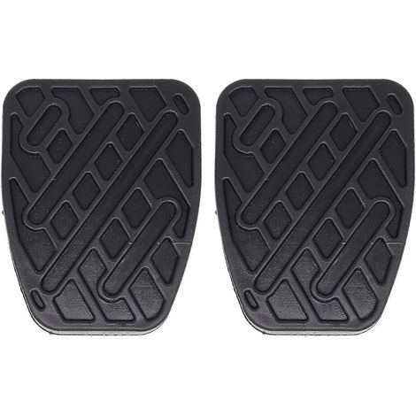 Couvre-pédales de frein et d'embrayage en caoutchouc noir pour voiture 46531jd00a, compatibles avec Nissan Qashqai J10 Dualis 2007 2008 2009 2010 2011 2012 2013 (1/5)