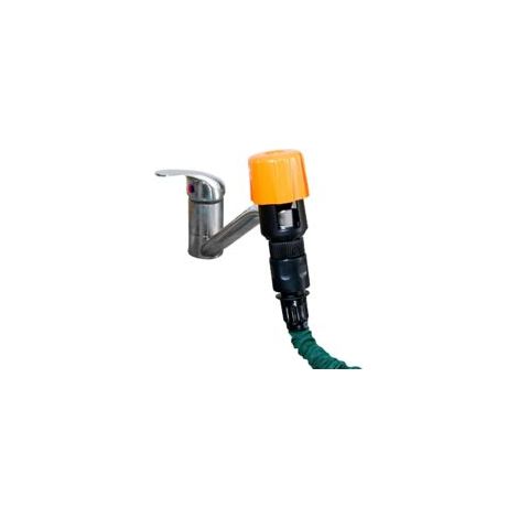 Adaptador de grifo universal Crezuo para manguera de jardín
