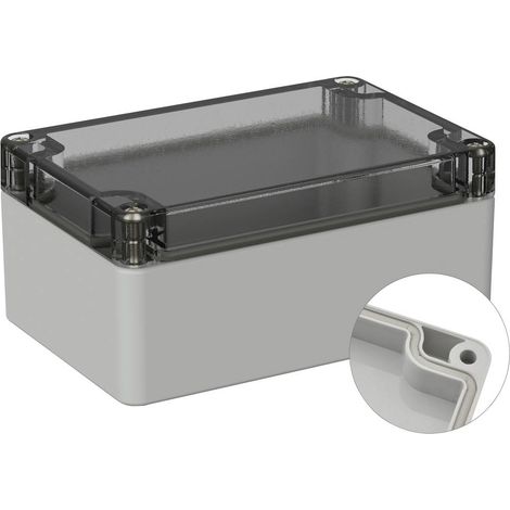 BOÎTIER UNIVERSEL TRU COMPONENTS TC-9065456 120 X 80 X 55 PC GRIS CLAIR (RAL 7035) 1 PC(S) (1/3)