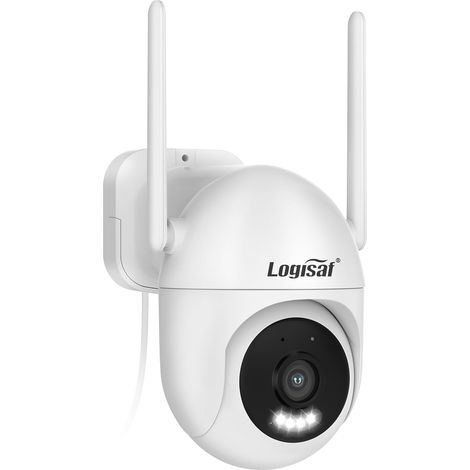 5MP PTZ Caméra Surveillance WiFi, Caméra Supplémentaire, Enregistrements 24/7, Détection Humaine, Suivi Automatique, Vision Nocturne Couleur, Seulement WiFi NVR (1/5)