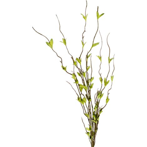 Künstliche Schneezweige, täuschend echt wirkende Pflanzenschneestängel zur Dekoration von Hochzeitssälen (1/2)