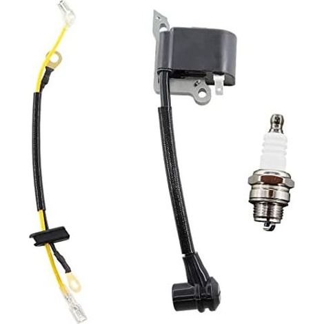 Bobine dallumage avec bougie dallumage pour Husqvarna 136 137 137E 141 142 142E 235 240 23 26 36 41 Remplace 545199901 (1/5)