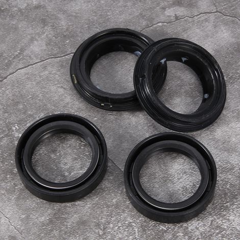 Kit de joints d'étanchéité de fourche d'amortisseur avant, soufflets anti-poussière et racleurs pour Honda CB400 (33 x 46 x 11 mm). (1/5)