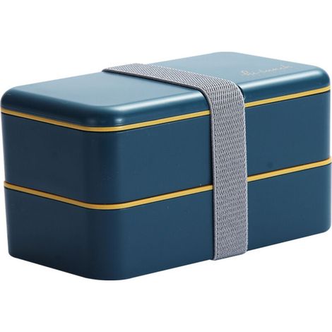 Boîte à bento japonaise 1200 ml résistante au micro-ondes et portable