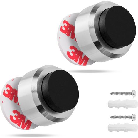 Türstopper Wand Edelstahl 2x Wand-Puffer Gummi-Puffer Tür-Puffer Door-Stopper (1/5)