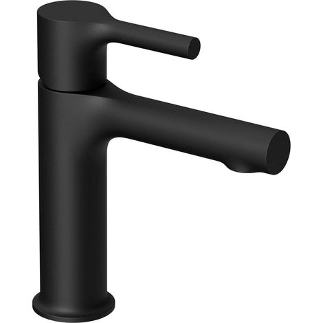 RAK Sorrento Matt Black Basin Mixer Tap - RAKSOR3001B (1/2)