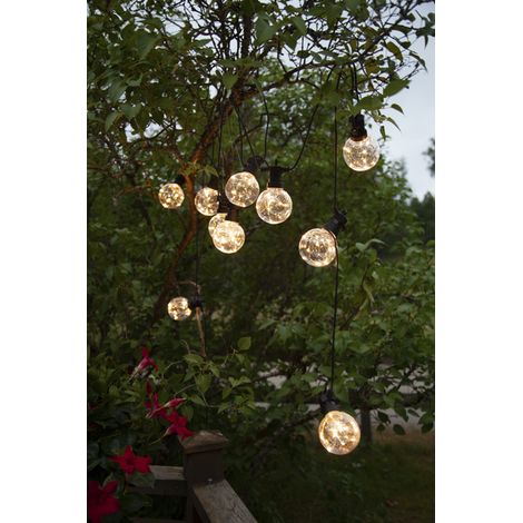 LED Deko-Lichterkette, Party Lichterkette Big Circus, Outdoor, schwarz (10 LEDs) (1/5)