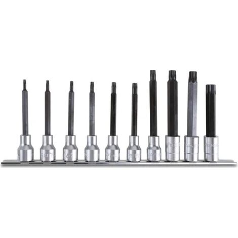 Beta 920TX-L/SB10 Jeu de clés à douilles 1/2" Torx mâle long 10 pcs.