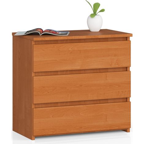 Comodino AKORD CL3 Ontano 60 cm 3 cassetti 60x35x57 cm (1/9)