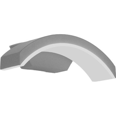 Aplique exterior 12w 3000k koala gris ip65 11,1x27,4x8,2 cm 600lm