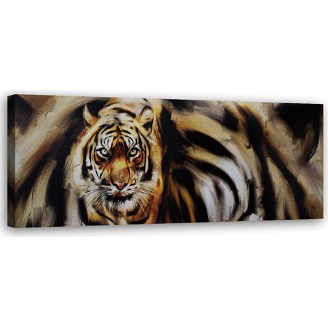 Tableau décoratif Tigre Nature Animaux 90x30 (1/5)