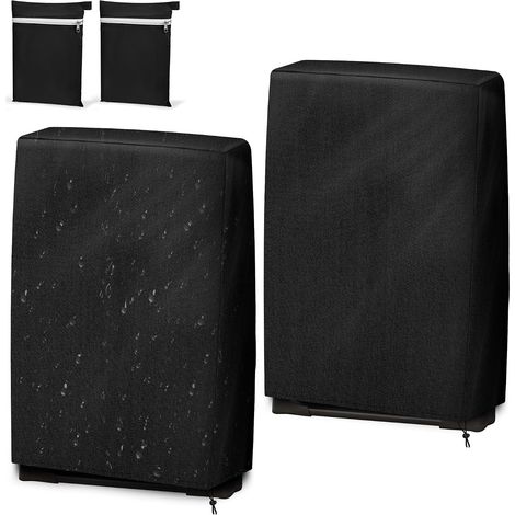 2 x Protective Covers for Folding Lounger 110 x 70 cm Outdoor Oxford Folding Chair Cover, Waterproof, Dustproof and UV Resistant, Garden Sun Lounger Cover (1/5)