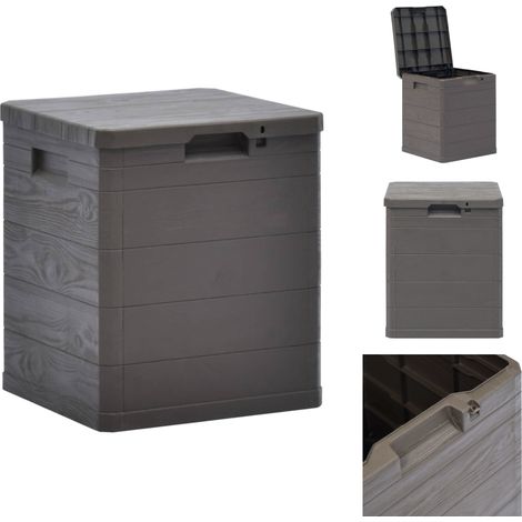 Gartenboxen - Living Garten-Aufbewahrungsbox 90 L Braun (1/5)