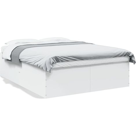 vidaXL Giroletto Bianco 150x200 cm in Legno Multistrato (1/5)