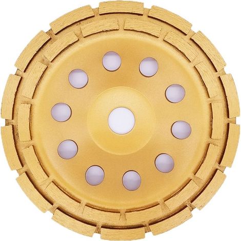 Diamantschleifscheibe 180 x 22,2 mm – Turbo-Diamant-Topfschleifscheibe für Beton, Granit, Stein, Marmor, Mauerwerk, Ziegel, Putz und polierten Beton (1/5)