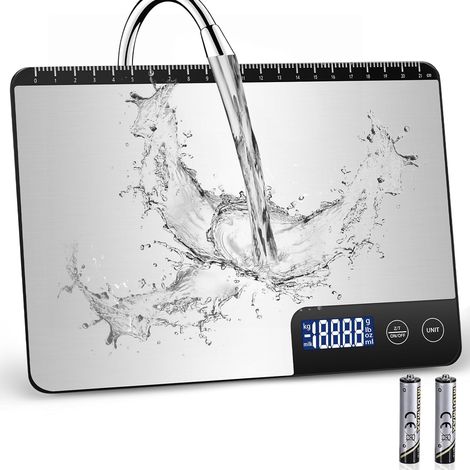 Balance de Cuisine Électronique 15kg, Précise à 1g, Écran LCD (1/5)