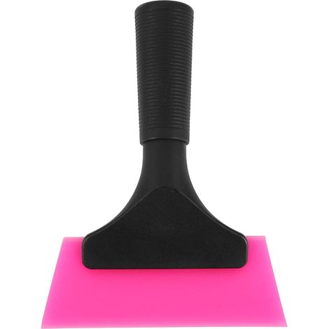 Raclette pour Pare-Brise Voiture avec Manche Antidérapant en Plastique, Poignée Confortable, Outil de Nettoyage pour Vitres et Film Teinté, Usage Pratique en Déplacement