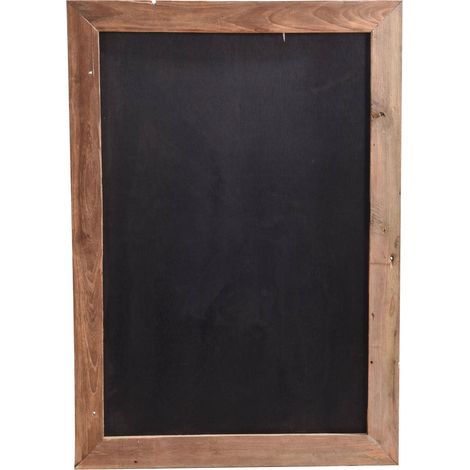 Tableau à craie traditionnel 100 x 70 cm – Cadre en bois – Accrochage horizontal et vertical – Décoration pour salon, chambre, cuisine – Home Styling