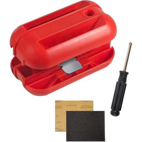 YUENTOIN Raboteuse de chant pour bois – Coupe-bordure à lame carbure – Outil pour placage et menuiserie – Coupe nette sans éclats – Rouge