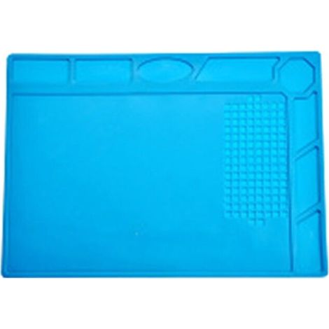 Tappetino per saldatura in silicone resistente alle alte temperature, piattaforma antistatica ESD per ritocchi di dissaldatura e riparazione, tipo: 502