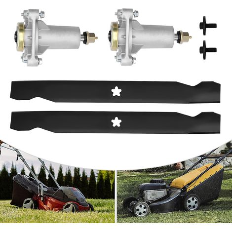 Lawn Mower Deck Rebuild Kit, Lawn Mower Blade Spindle Assembly Replacement Kit, Deck Rebuild Kit, Lawn Mower Deck Repair Kit, for Homes, Parts Stores, Repair Shop, Urban Maintenance, Garden Design (1/5)