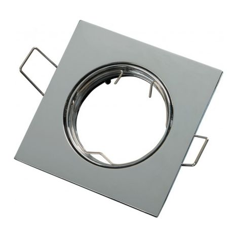 Faretto Quadrato 8x8 Orientabile Cromo